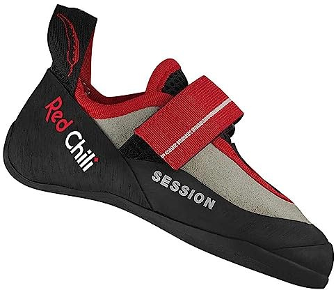 Red Chili Kinder Session 4 Kletterschuhe, Anthracite-red, EU 29-30