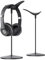Lamicall Headphone Stand - Universal Aluminum Headphone Holder, Earphone Stand Gaming Headset Hanger with Supporting Bar Steady Base - Black