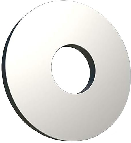 M20 Packung mit 5 Stück Large Washers DIN 9021 ISO 7093 Verzinkter Legierter Stahl Washers U Mudguard Karosseriescheiben Unterlegscheiben Flat Penny Washer (21mm x 37mm)