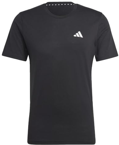adidas Men's Essentials Feel Ready Training T-Shirt, Black/White, Large