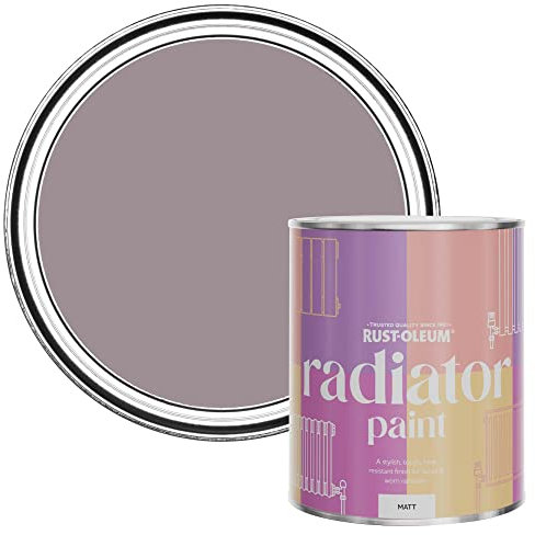 Rust-Oleum Purple Heat Resistant Radiator Paint in Matt Finish - Lilac Wine 750ml, SHDRCT1161