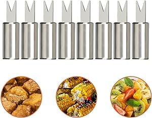 Maiskolben Halter Edelstahl 8 Stück Maiskolbenspießer Maishalter Edelstahl Maiskolben Spieße Maiskolben Halter Grill Mais Gabeln Maiskolben Spieße Edelstahl Für Bbq, Camping, Picknicks, Parteien