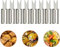 8 Pezzi Forchette Per Barbecue In Acciaio Inox Spiedini Per Pannocchie Spiedini Per Mais Supporto Per Mais Supporto Per Spiedini Di Frutta Griglia Per Pannocchie Per Bbq Campeggio Picnic Feste