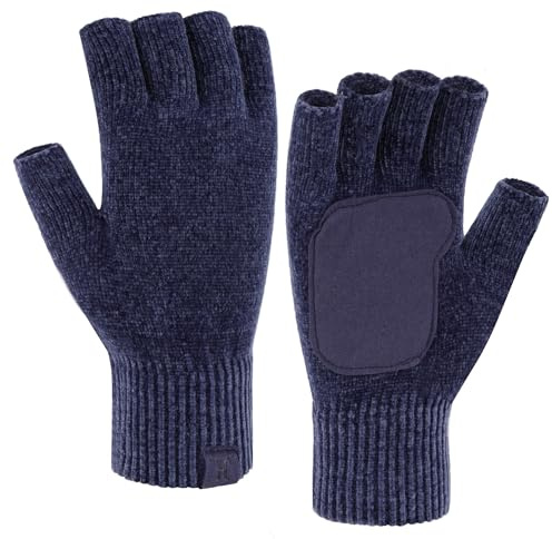 Bequemer Laden Invernali Guanti Senza Dita Donna Sottili Ciniglia Antiscivolo Guanti Mezze Dita da Lavoro Ciclismo Guida Regalo