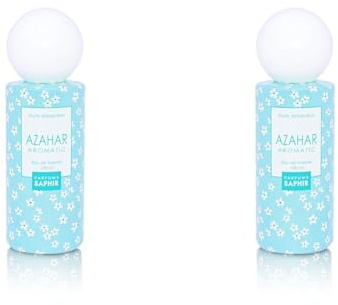 PARFUMS SAPHIR Fruit Attraction Fleur d' Oranger - Eau de Parfum Vaporisateur Femme - 100 ml (Lot de 2)