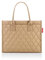reisenthel daily shopper rhombus ginger – Moderner, geradliniger Shopper für jeden Anlass - praktische Handtasche, groß genug für Ihre Einkäufe und Ihre Alltagsgegenstände