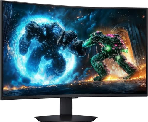 Samsung Monitor Gaming Odyssey G7 (S37FG750EU), Curvo (1000R), 37'', 3840x2160 (UHD 4K), HDR10+, VA, 165Hz, 1ms, FreeSync Premium Pro, HDMI, DP, Ingresso Audio