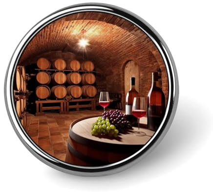 Pin novedoso de bodega de vino tinto, broche de solapa, insignia, corbata, joyería, decoración para sombreros, chaquetas y camisas.