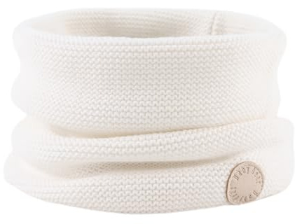 Winter Baby Boys Scarf Cotton Girls Neck Warmer Autumn Warm Knitted Scarves for Toddler Kids (White)