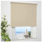 ourdeco Rollo/Seitenzugrollo / 182 x 180 Breite x Höhe/Cream/lichtundurchlässiger Stoff/Sichtschutzrollo/Verdunklungsrollo