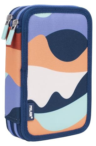 MILAN® Federmäppchen mit 2 Etagen, Serie The Fun, Blau