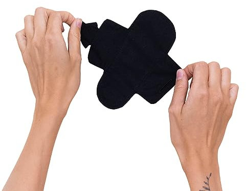 Slipeinlagen waschbar | GOTS Bio Baumwolle | Bio-Stoffbinde | Waschbare Slipeinlagen | MADE IN EU | Wiederverwendbare Stoff Slipeinlagen | Tauschsystem Periodenunterwäsche (dünn)