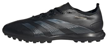 adidas Unisex Predator League Football Boots Turf Fußballschuhe, Core Black/Carbon/Gold Metallic, 43 1/3 EU