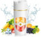 Mixeur portable sans fil Smoothie Maker To Go - Mini presse-agrumes électrique - 450 ml - Connecteur USB-C rechargeable - Verre + PP 6 lames tranchantes en acier inoxydable - Pour les déplacements