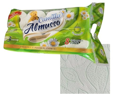 Toilettenpapier 3-lagig – 8 kleine Rollen – Extra weich & reißfest – Hautfreundlich & umweltfreundlich – Kleine Rollen ideal für Kinder, Familie & Büro