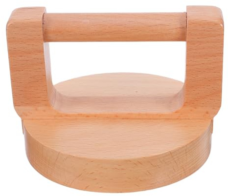 NUOBESTY Baren per Stampa a Blocchi: Strumento per pressa Manuale in Legno - Brunitore per linoleografia - Strumento per pressa Manuale per Scrapbooking e Forniture per la Scuola