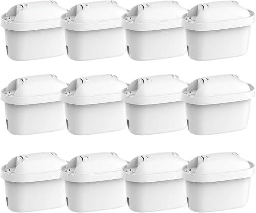 Hyggetech Filterkartuschen Ersatz für Brita Maxtra+ Plus, Maxtra Pro All-in-1 Wasserfilter, Merella Cool, Mavea Elemaris XL, für Brita Universal Filterkartusche, NSF-zertifizierter 12er-Pack