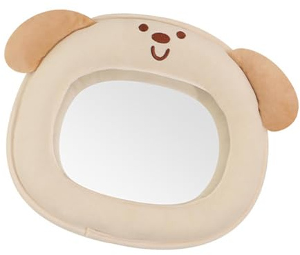 MFMEXUL Specchietto Retrovisore per Auto per Bambini, Specchietto Retrovisore per Sedile Posteriore, Facile Installazione, Realizzato in Morbido Pe, Cane, Taglia unica bambino