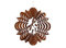 Rostalgie Edelrost Windspiel Libelle D22 cm in wellig/gezackter Form Gartendekoration