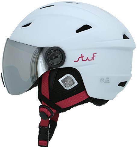 Stuf Visor JR. Helm Größe 49 Weiss-Berry