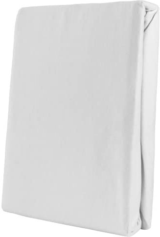 Leonado Vicent - Classic Spannbettlaken Bettlaken 100% Baumwolle Jersey Spannbetttuch in vielen Farben & Größen, Maße Spannbettlaken:180 x 200 cm - 200 x 200 cm, Farbe Spannbettlaken:Weiß