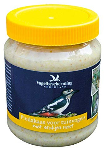 CJ Wildlife Erdnussbutter für Vögel, mit Nussstückchen, Sparpack 4 x 330 g