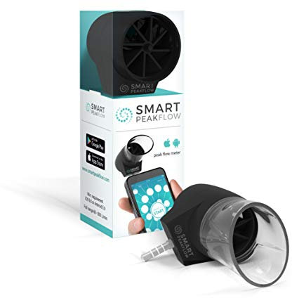 Smart Peak Flow Messgerät mit Bluetooth – einfache Peak Flow Charts & alle Messwerte erklärt – CE Medizinprodukt
