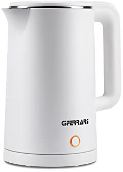 G3 Ferrari G10158 Bollitore Essential, Contenitore INOX, 1,8 Litri, Bianco