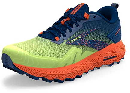 Brooks 1104031D395 Cascadia 17 Sneaker Male Sharp Green/Navy/Firecracker EU 45