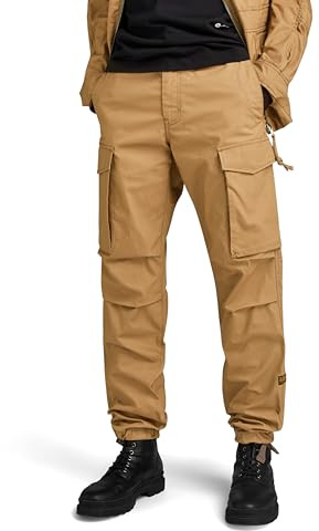 G-Star Men's Core Regular Cargo Pants, Brown (dk fawn D24309-D387-7172), 34W / 32L
