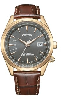 Citizen Herren Analog Quarz Uhr mit Leder Armband CB0273-11H