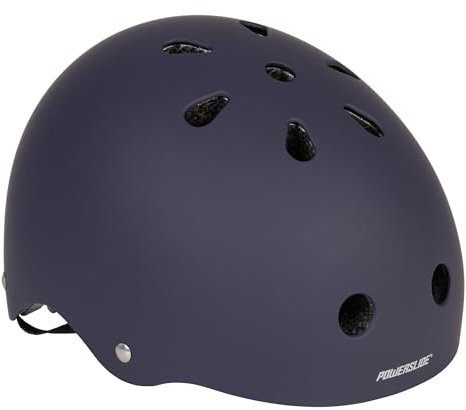 Powerslide Helm Allround Adventure Awesome Violet, für Kinder und Erwachsene, Inline Skates, Fahrrad, Scooter in lila