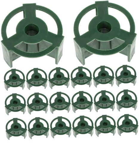 UKCOCO 20piezas Jarrón Cementerio Funerario Decoraciones Tumbas Conmemorativas Insertos Cilíndricos