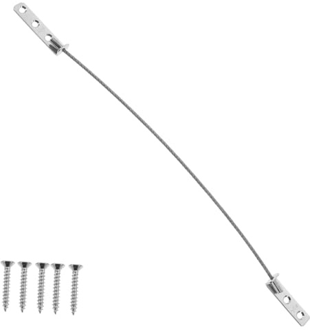 SOIMISS 3 piezas Protector de Ventana de Acero Inoxidable Cuerda Anticaída para Seguridad Infantil de Limitador para Puertas y Ventanas Resistente y Fácil de Instalar