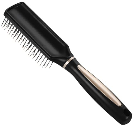 LRXIYODE Brosse Plate Antistatique pour Cheveux, Peigne de Massage Cuir Chevelu, Outil Coiffage Polyvalent pour Femmes et Hommes, Adaptée Cheveux Secs ou Mouillés, Compacte et Légère, Soin