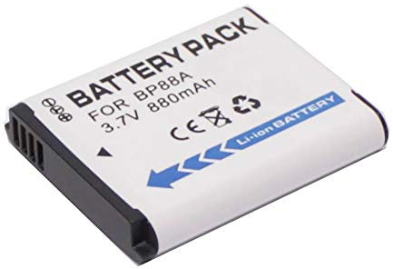 Digital Replacement Camera and Camcorder Battery for Samsung BP-88A, DV200, DV300