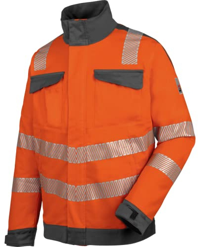 WÜRTH MODYF Warnschutz Bundjacke Neon EN 20471 3 orange anthrazit - Größe 5XL