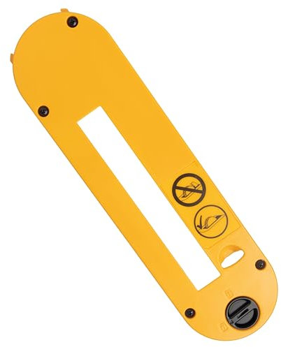 TonGass Dado Halsplatte kompatibel mit DeWalt 25,4 cm tragbarer Tischsäge, passend für DWE7490, DWE7491, DWE7491RS (Typ 2), DWE7492, aus Aluminiumlegierung