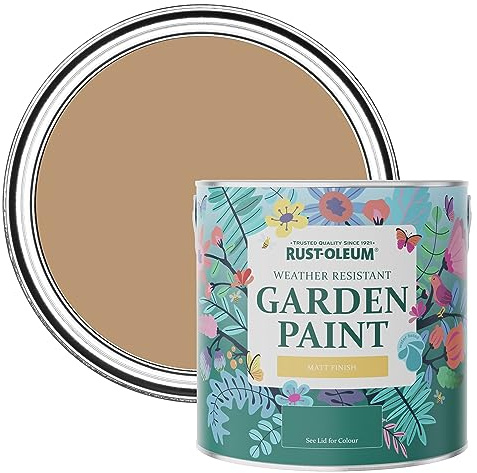 Rust-Oleum Orange Mould-Resistant Garden Paint In Matt Finish - Fired Clay 2.5L