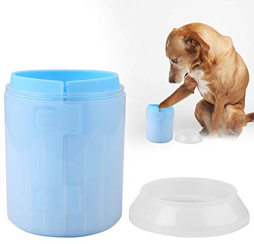 Nettoyant pour Pattes de Chien, Brosse de Nettoyage Amovible pour Chiens, Tasse de Nettoyage pour Pattes de Chien, Station de Lavage pour Chiens, Nettoyeur de Pieds pour Animaux