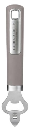 Laura Ashley Abrebotellas de Acero Inoxidable con Mango Ergonómico de Tacto Suave - Duradero, Elegante y Compacto Abridor Botellas Cerveza de Cerveza - Ideal Para Cocina, Bar o Como Regalo