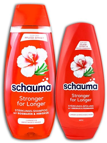 2 hårvårdsset Schauma Stronger för lång livslängd 400 ml schampo + 250 ml balsam