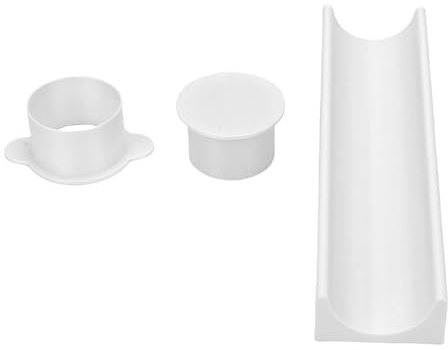 Hamwesh Rund Cake Pop-form, Robust PP-material, Lättanvänd Cake Pop-skärare och Tryckare med 9,1-tumsbricka, för Att Baka Pops-desserter Hemma Fester Bröllop (Vit)