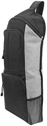 Yoga-Tasche, Fitnessstudio-, Großes Fassungsvermögen für Männer und Frauen, Verstellbarer Riemen, Tragbare Yoga-Tasche für den Täglichen Bedarf, Dunkel und Grau, 27,9 X 10,9 X 67 cm