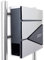 BITUXX® Design Standbriefkasten Briefkasten Briefkastenanlage Freistehender Postkasten mit Zeitungsfach Anthrazit Graphit Edelstahl