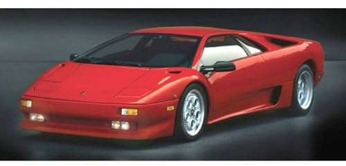 Italeri 510103685-1:24 Lamborghini Diabolo - originalgetreue Nachbildung, Modellbau, Plastik Bausatz, Basteln, Hobby, Kleben, Modellbausatz, Zusammenbauen, unlackiert, Mehrfarbig, Mittel