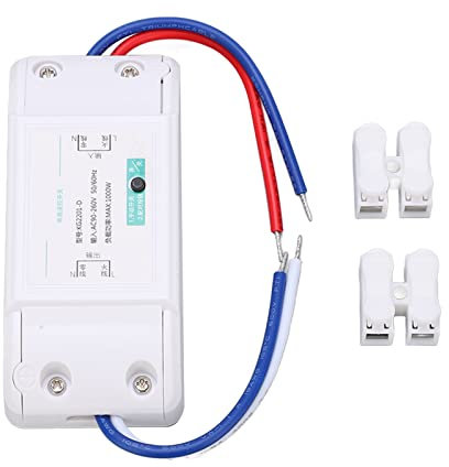 Sdfafrreg Interruttore della luce senza fili, controllo della radiofrequenza Interruttori della luce a distanza durevoli affidabili Installazione semplice Comodo Pratico per la casa per lampade a LED
