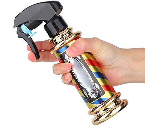 Bottiglie Spray D'acqua, Bottiglie Spray Nebulizzatore Vuote, Bottiglie Spray per Parrucchieri Barbiere Strumenti per Capelli Nebulizzatore D'acqua Vintage per la Pulizia della Casa,(Colore foto)