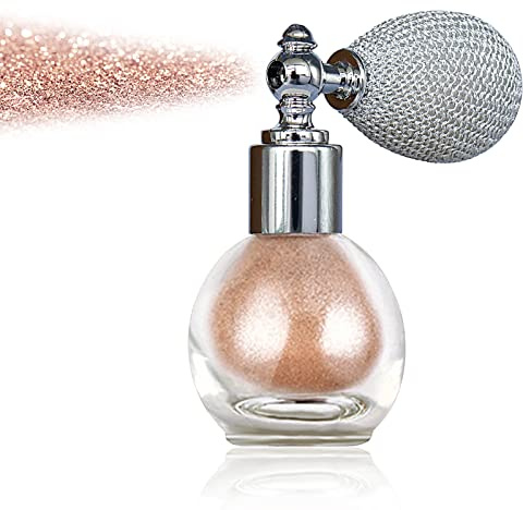 Miioto Glitter Spray, Glitter Corpo e Capelli, Glitters Viso, Lacca con Brillantini per Capellis, Shimmer Sparkle Polvere per Capelli Viso Corpo Cosmetico