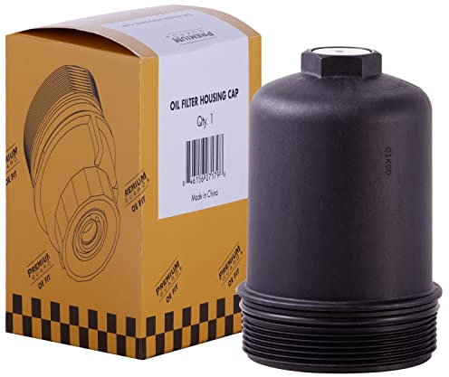 PG Oil Filter Housing Cap CAP5526E | Fits 2004-2010 Ford E-350 Super Duty, E-450 Super Duty, 2004-2005 E-350 Club Wagon